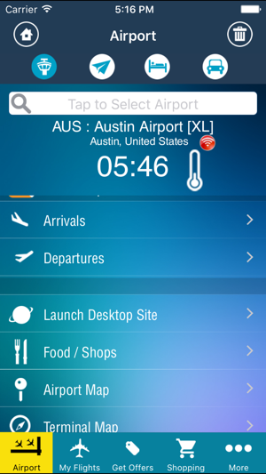 Airport Info Austin (AUS) + Flight Track