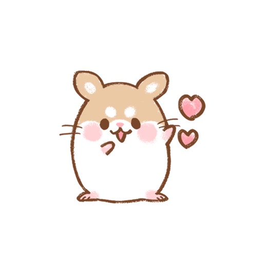 Fluffy Roborovskii hamster icon