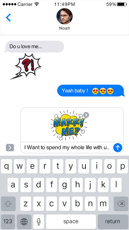 Comic Stickers For iMessage