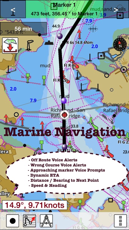 i-Boating:New Zealand Marine Charts & Fishing Maps