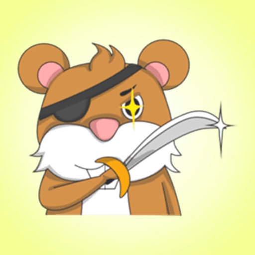 Pirate Hamster! Funny Pack! icon