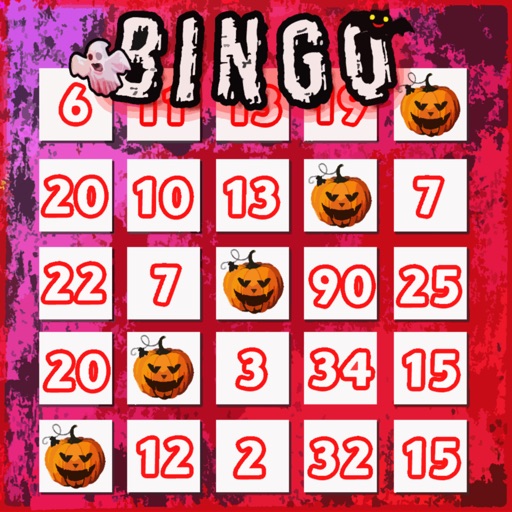 Halloween Bingo Maths For Kids Icon