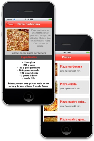 Pizza Recetas screenshot 3