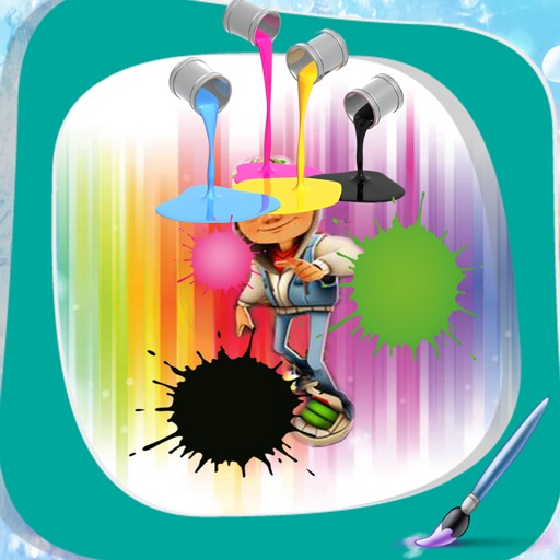 Subway Coloring Surfers Paint Version icon