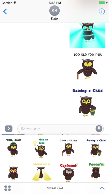 Sweet Owl Stickers screenshot-3