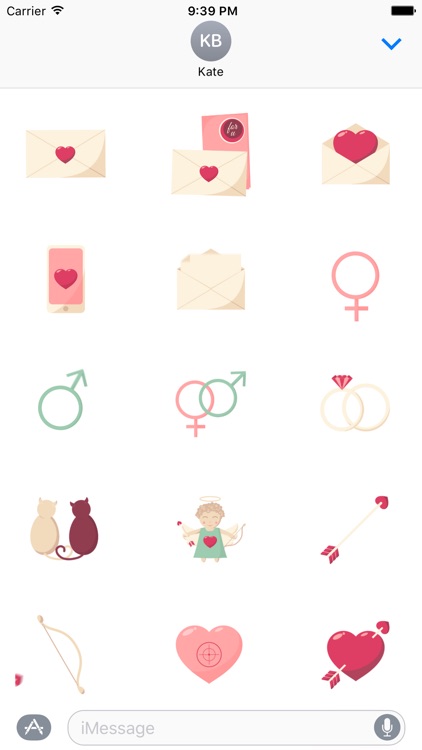 Animated Love Stickers