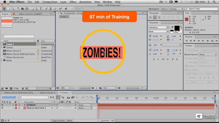Course For After Effects Motion Tracking screenshot-4
