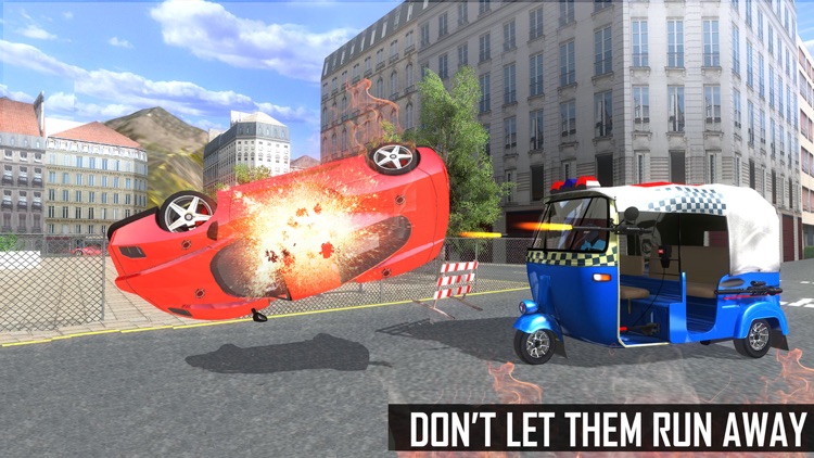 Police Tuk Tuk: Auto Rickshaw Driving Simulator screenshot-3