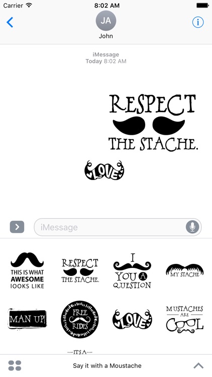 Say it with a Moustache