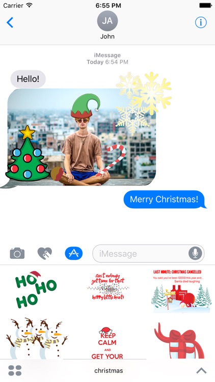 Christmas Cards designs stickers & quotes messages screenshot-3