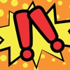 OMG Bazinga Comic Book Speech Bubbles Stickers