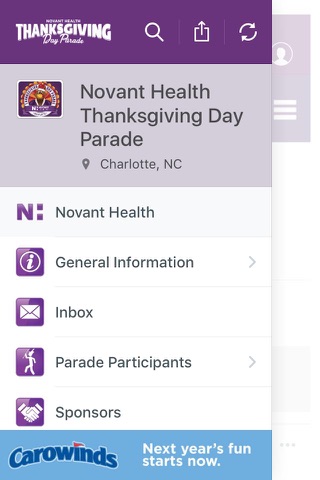 Novant Thanksgiving Day Parade screenshot 2