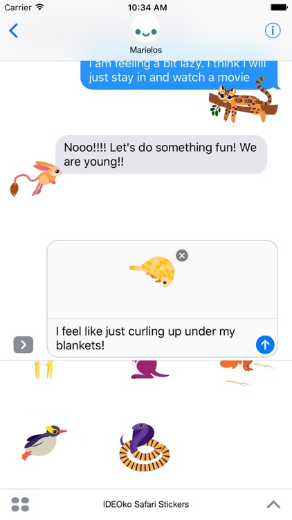 IDEOko Safari Stickers screenshot-3