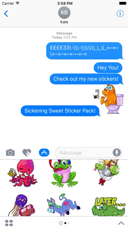 Sickening Sweet Stickers