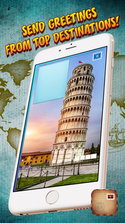 Travel PostCards – Send Beautiful e-Card Greeting.s with Photo.s of World's Famous Landmarks screenshot-3