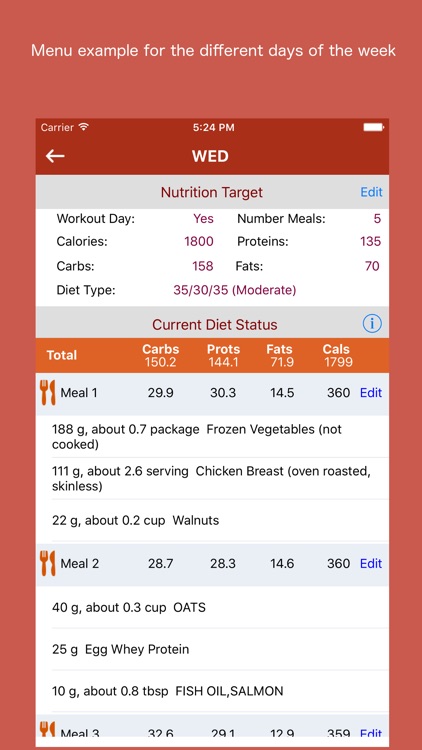 Fit Calc - Macro Calculator & Meal Planner screenshot-4