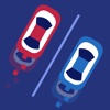 Red And Blue Cars