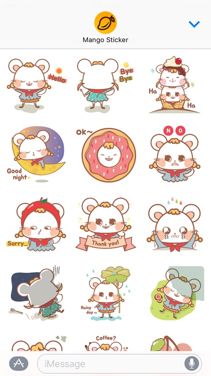 ChapChapMouse - Mango Sticker