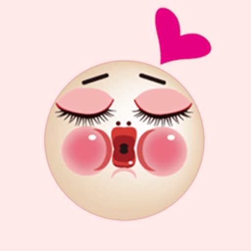 Funny Circle Face Stickers Pack icon