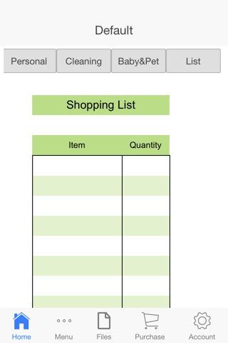 Shopping Lists App screenshot 2