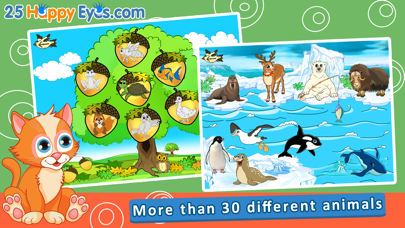 How to cancel & delete Joyful Animals for Kids - puzzle game for children from iphone & ipad 1