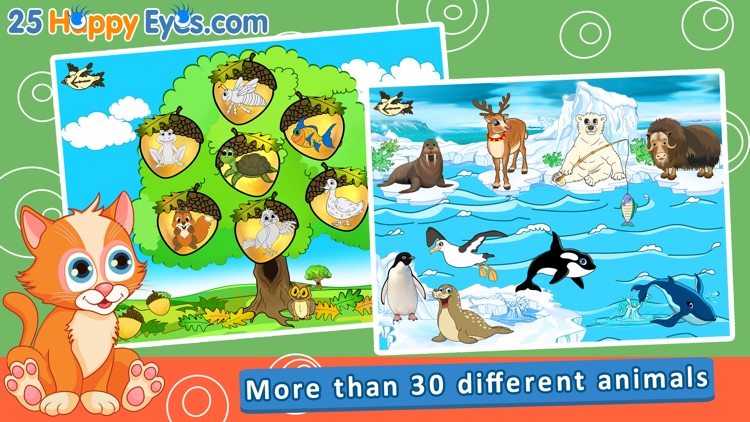 Joyful Animals for Kids - puzzle game for children screenshot-0