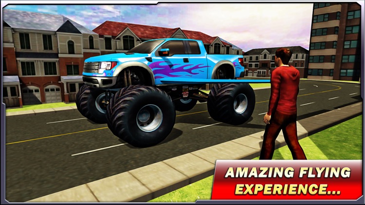 Flying Monster Truck Adventure & Lorry driving