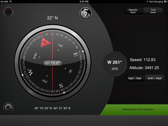 Compass 54 Lite screenshot