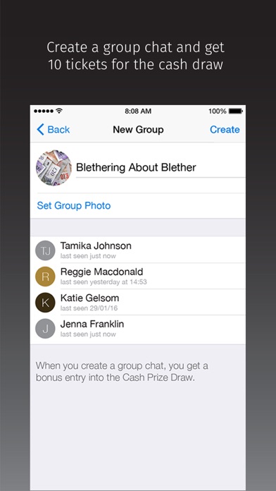 How to cancel & delete Blether from iphone & ipad 2