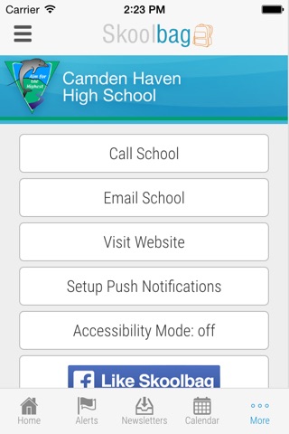 Camden Haven High School - Skoolbag screenshot 4