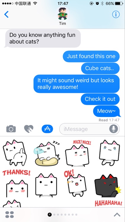 CubeCat Sticker Pack