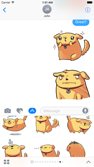 Golden Dog Sticker Pack(圖2)-速報App