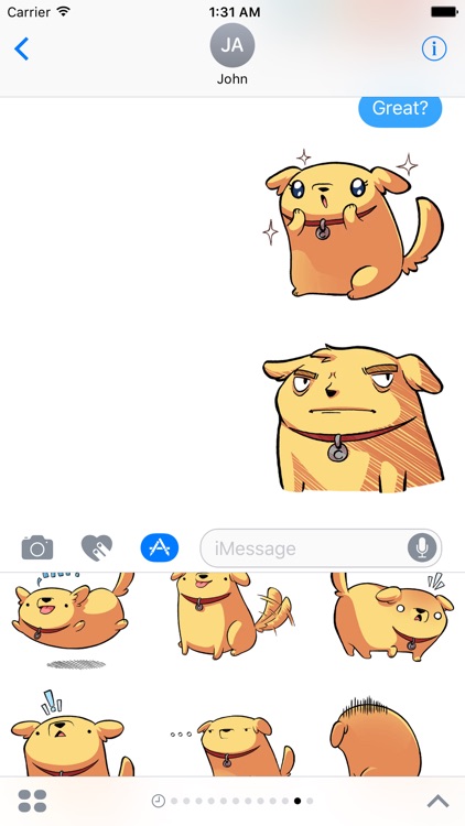 Golden Dog Sticker Pack