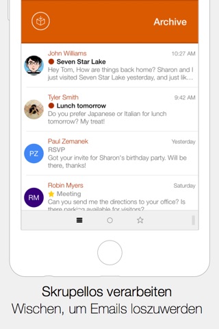 Dispatch: Email meets GTD screenshot 2