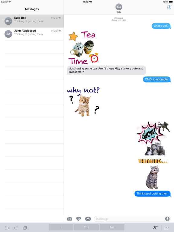 Kitty Stickers-Show Big Feelings with Cat Stamps!のおすすめ画像4