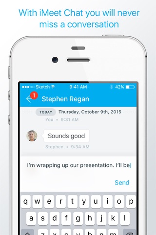 iMeet Chat – Messaging & Collaboration Tool screenshot 3