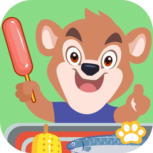 Kids BBQ - Uncle Bear education game Icon