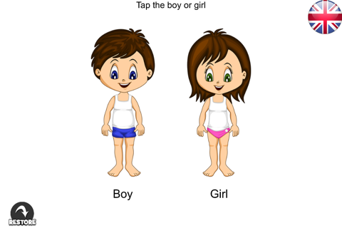 Learn bodyparts toddlers screenshot 2