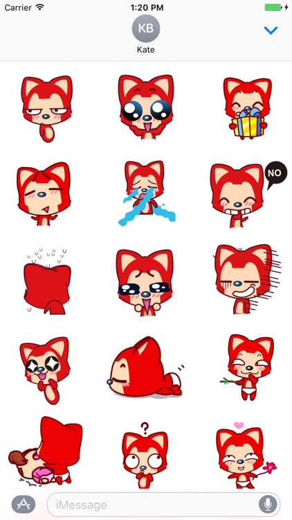 Red Fox Stickers Pack