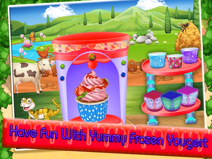 Icy Slushy Frozen Yogurt