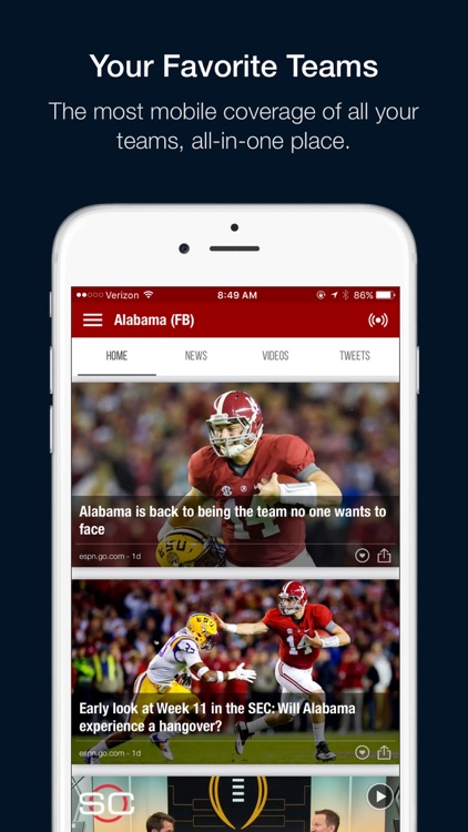 Fanly - Your Sports News Feed