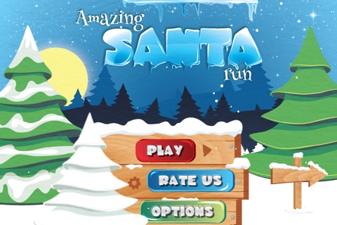 Amazing Santa Run - Christmas game for kidのおすすめ画像1