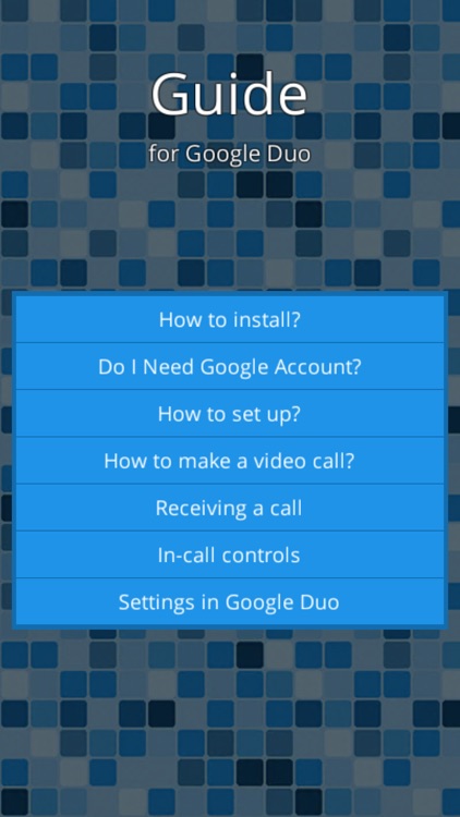 Guide for Google Duo