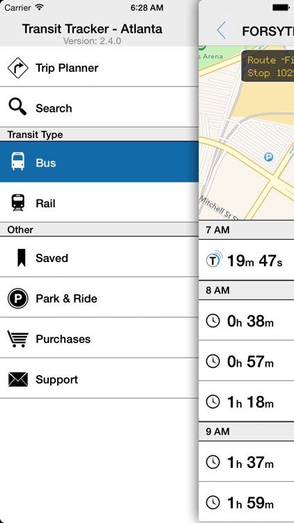 Transit Tracker - Atlanta (MARTA)