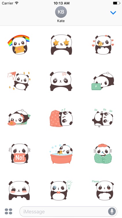 Little Panda Animated Sticker