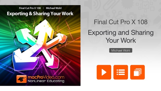 Course For Final Cut Pro X - Exporting and Sharing(圖1)-速報App