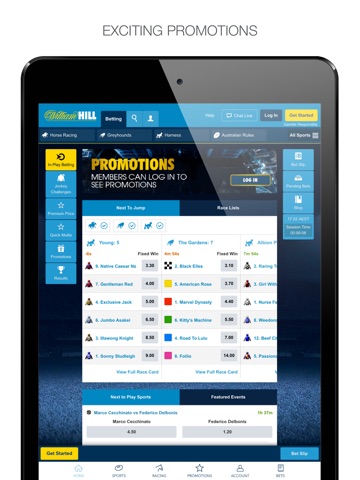William Hill Betting - Horse Racing - iPad Edition screenshot 2