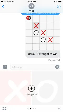 Game screenshot Carô - A Turbo-charged Tic Tac Toe for iMessage mod apk