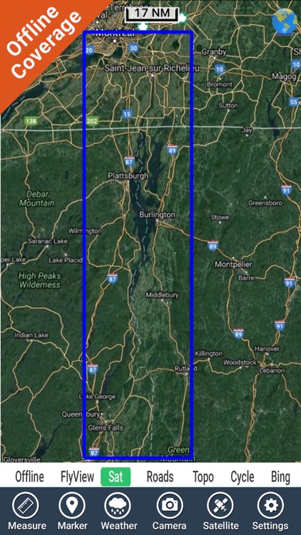 Champlain Lake Vermont HD GPS fishing chart screenshot-4