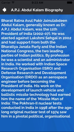 Dr. A. P. J. Abdul Kalam Quotes Saying & Biography(圖3)-速報App